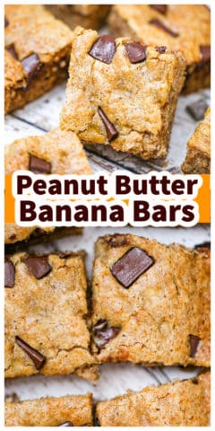 Peanut Butter Banana Bars