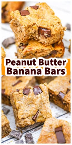 Peanut Butter Banana Bars