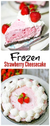 Frozen Strawberry Cheesecake