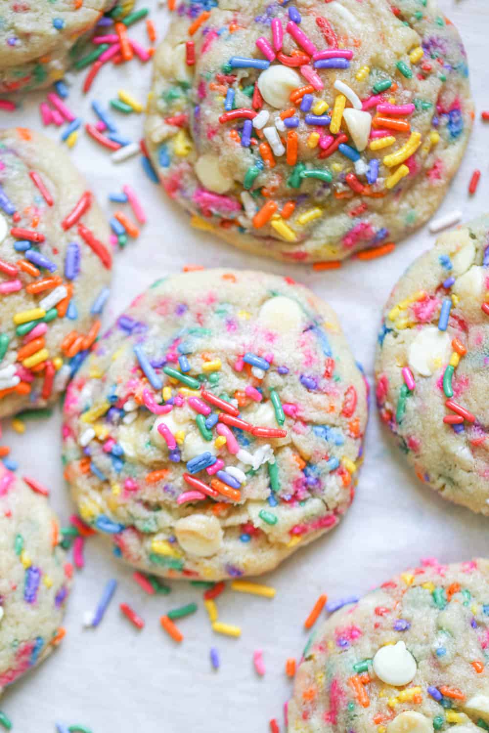 Birthday Cake Cookies - The Baking ChocolaTess