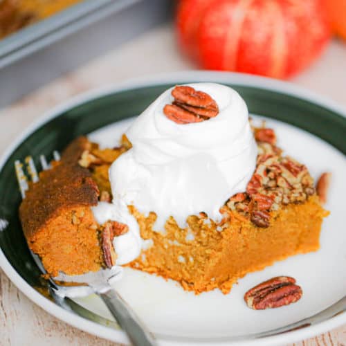 Pumpkin Pie Cake - The Baking ChocolaTess