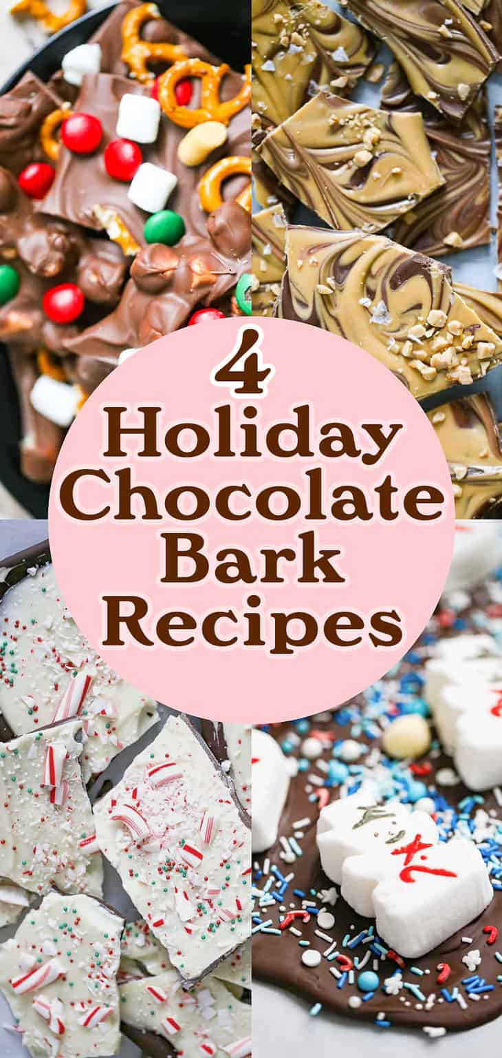 4 Holiday Chocolate Bark Recipes The Baking ChocolaTess   4 Chocolate Bark Recipes 731x1536 