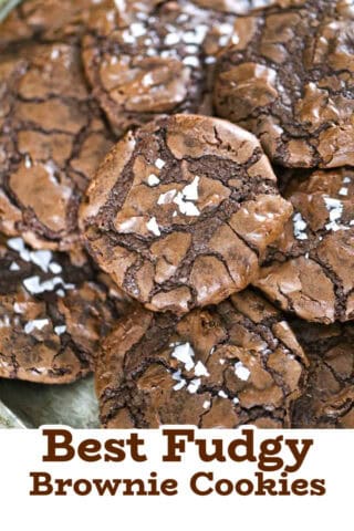 Ultimate Fudgy Chocolate Brownie Cookies