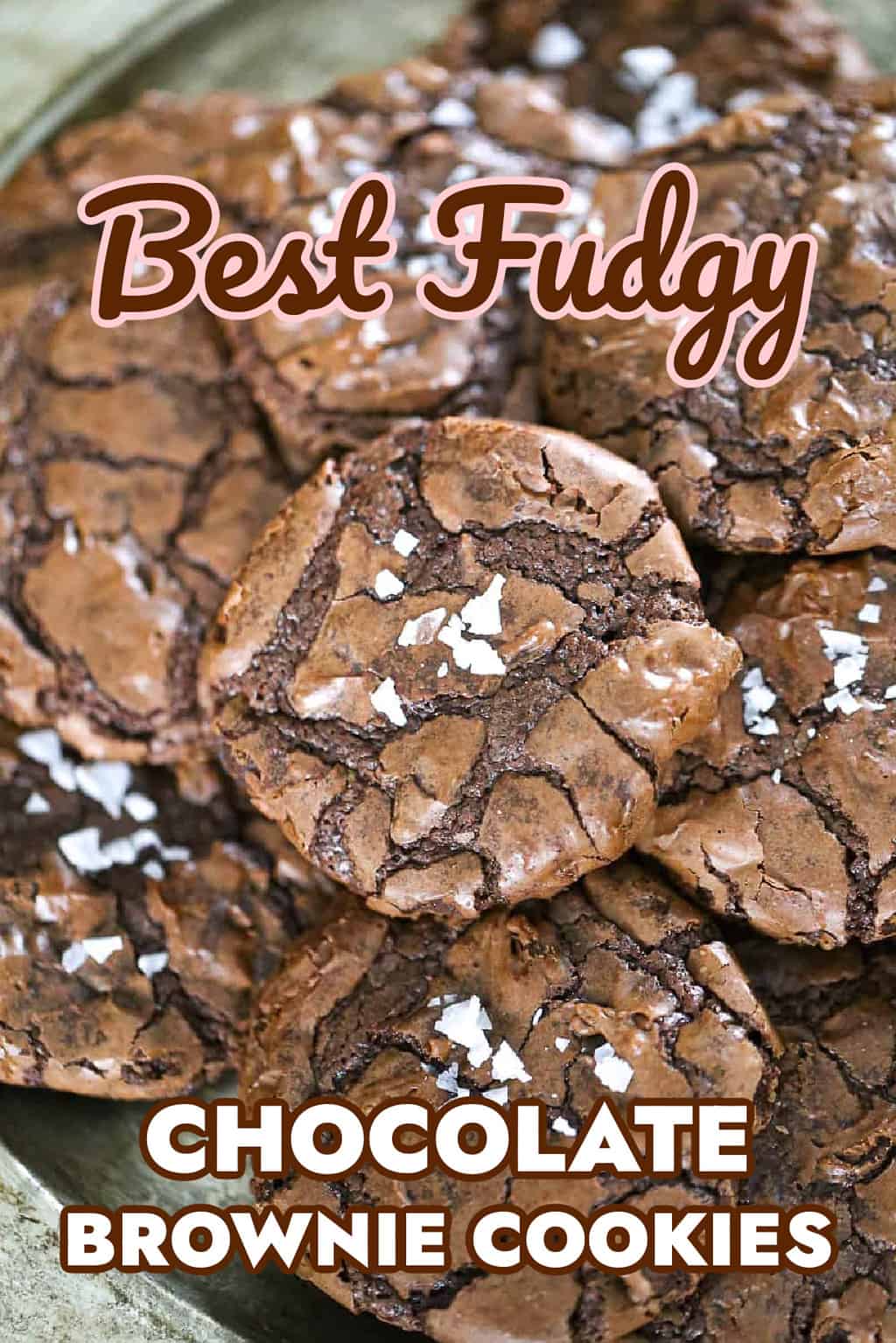 Best Fudgy Brownie Cookies - The Baking ChocolaTess