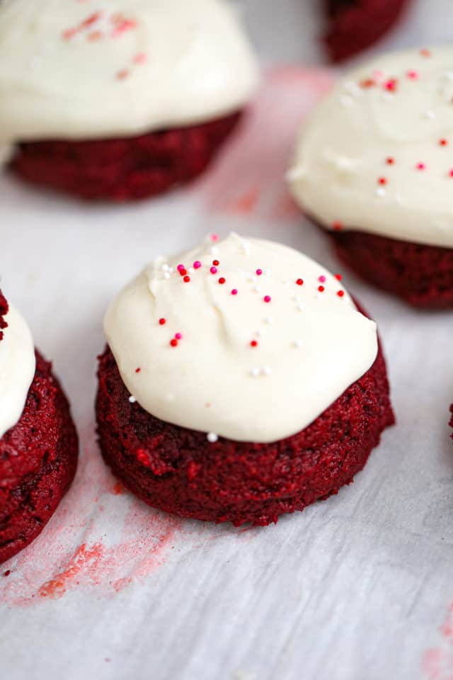 Red Velvet Levain Cookies - The Baking ChocolaTess