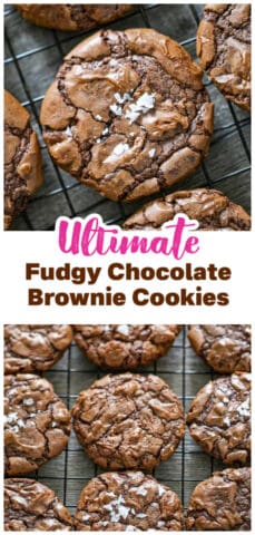 Ultimate Fudgy Chocolate Brownie Cookies