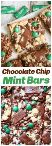 Chocolate Chip Mint Bars