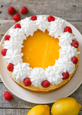 Best Lemon Cheesecake - The Baking Chocolatess