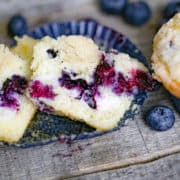 Blueberry Cream Cheese Muffins