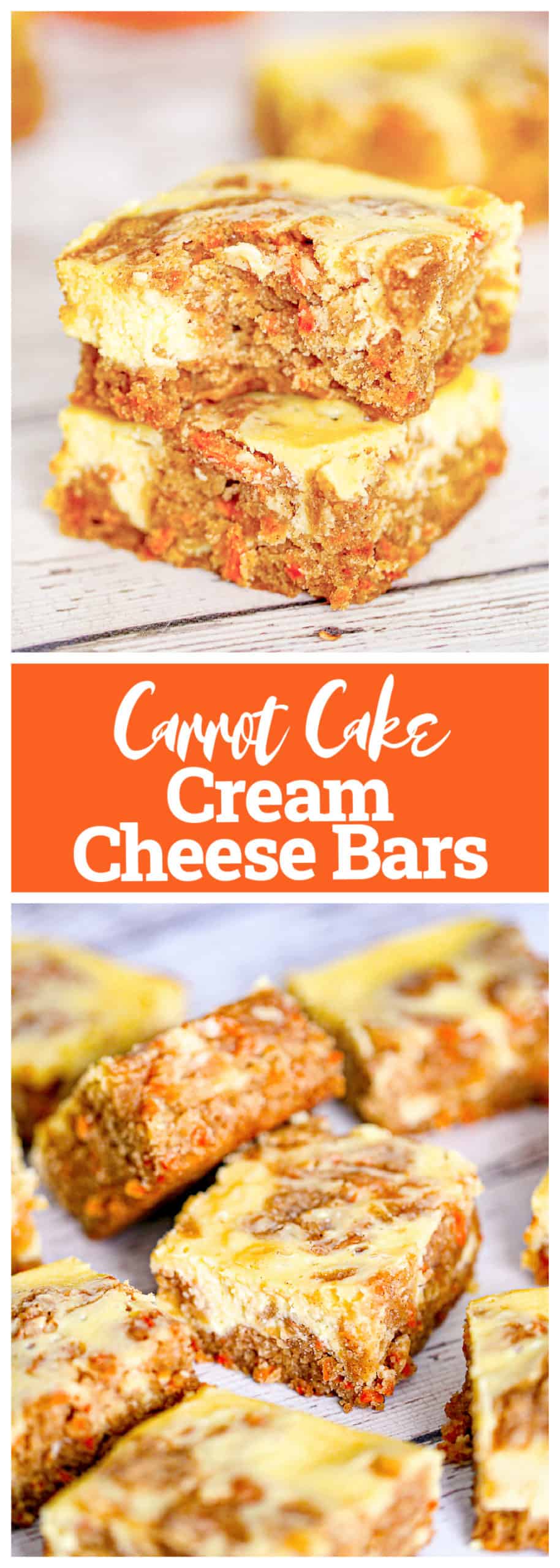 Carrot Cake Cream Cheese Bars