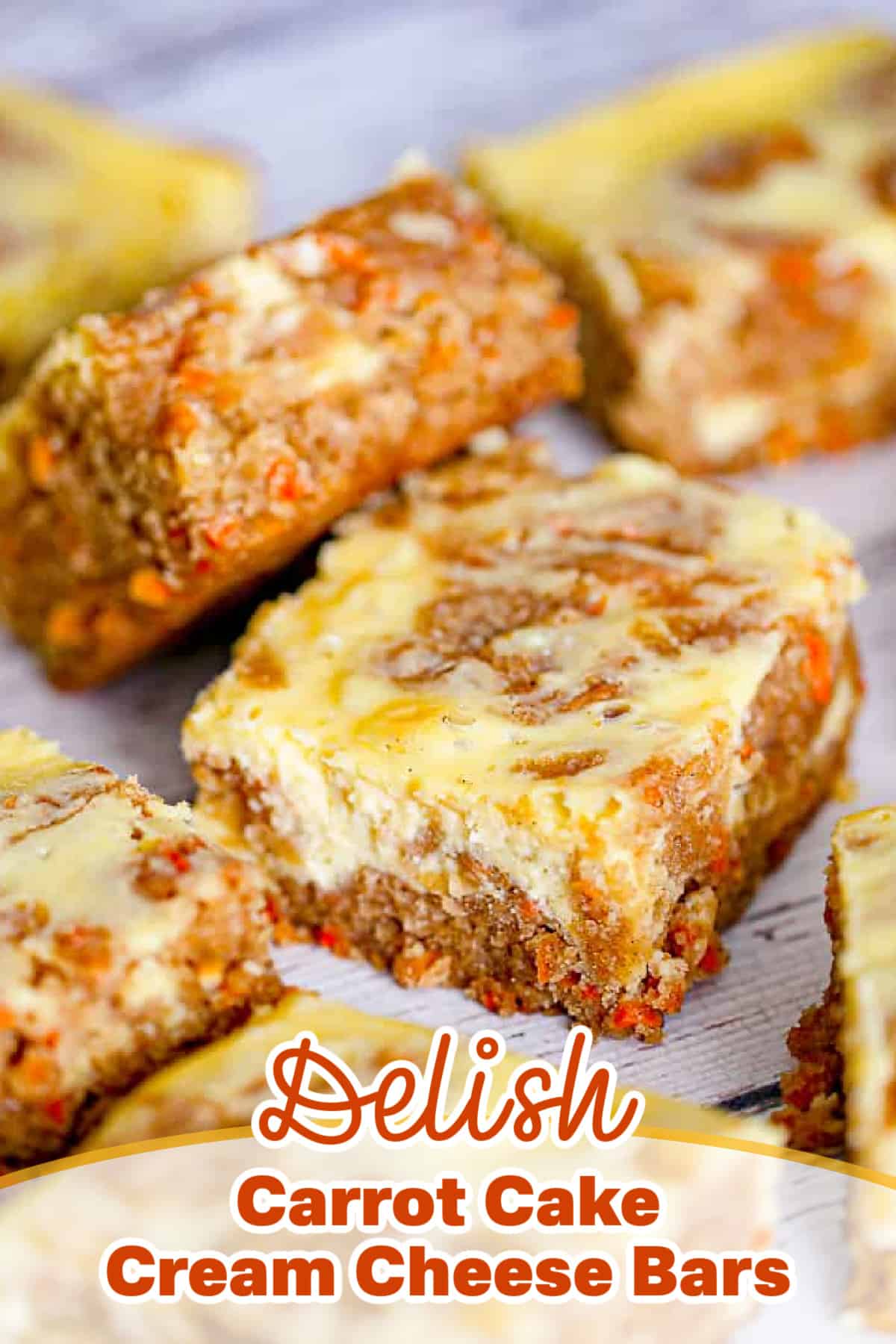 Carrot Cake Cream Cheese Bars