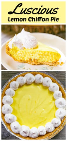 Luscious Lemon Chiffon Pie