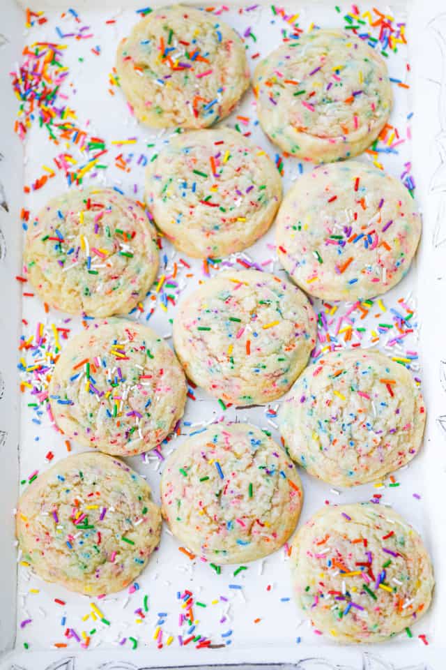 Sprinkle Sugar Cookies - The Baking ChocolaTess