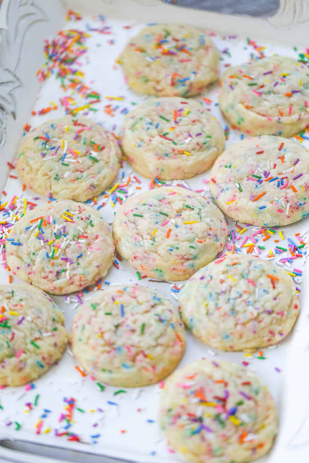 sugar cookies with sprinkles