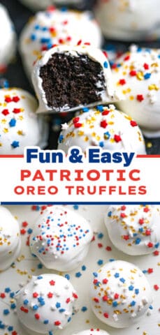 4th of July Oreo Truffles