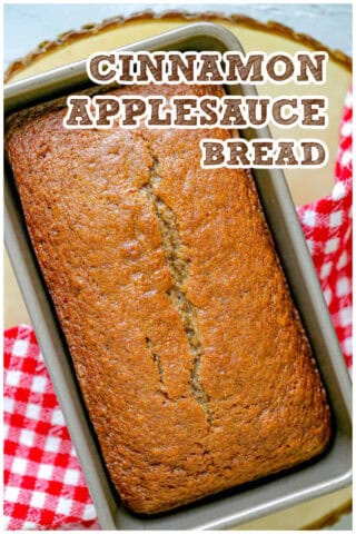 Cinnamon Applesauce Bread