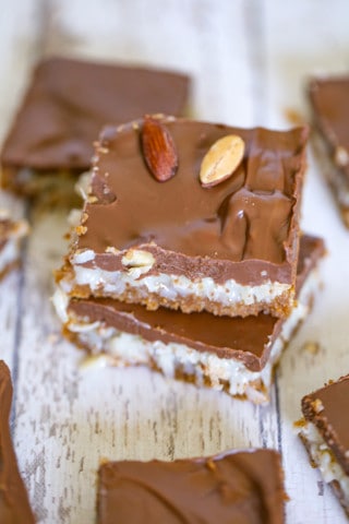 Chocolate Coconut Layered Bars - The Baking ChocolaTess