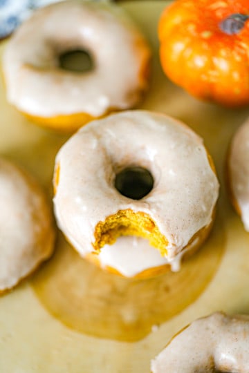 Baked Pumpkin Cake Donuts - The Baking ChocolaTess