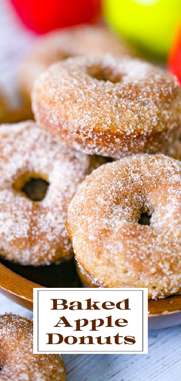 Easy Baked Apple Donuts - The Baking ChocolaTess