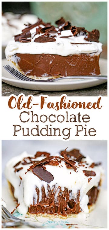 Easy Chocolate Pudding Pie - The Baking ChocolaTess