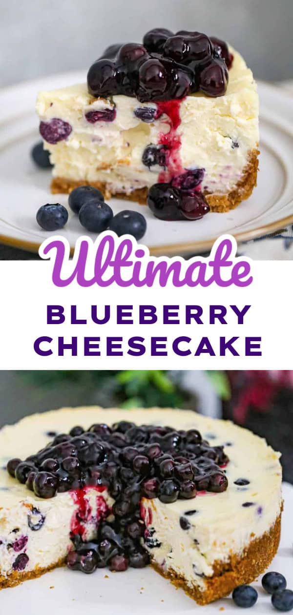 Ultimate Blueberry Cheesecake