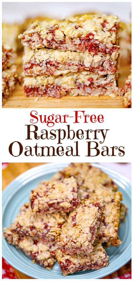 Super Healthy Raspberry Oatmeal Bars - The Baking ChocolaTess