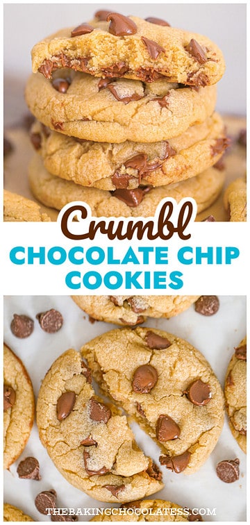 Copycat Crumbl Chocolate Chip Cookies Recipe - The Baking Chocolatess