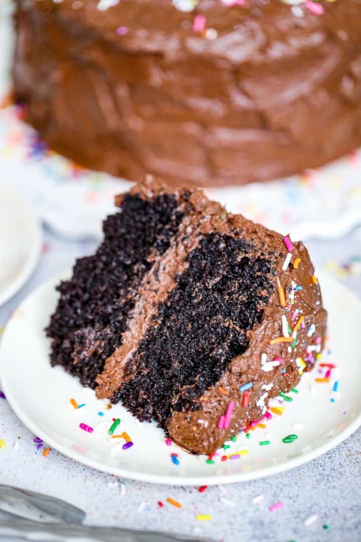 Super Easy Chocolate Cake & Frosting Recipe - The Baking ChocolaTess