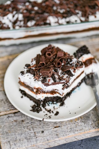 Chocolate Lasagna Layered Dessert - The Baking ChocolaTess