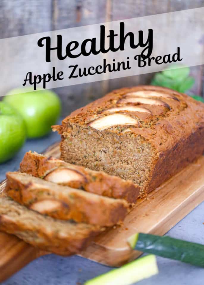 Healthy Apple Zucchini Bread - The Baking ChocolaTess