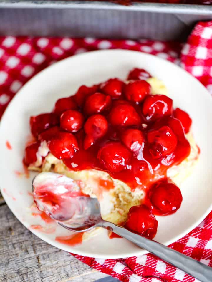 Easy Cherry Cheesecake Dessert - The Baking ChocolaTess