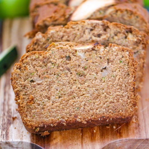 Healthy Apple Zucchini Bread - The Baking ChocolaTess