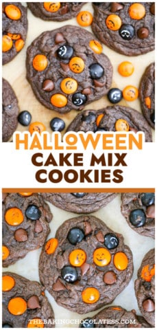 Halloween Cake Mix Cookies