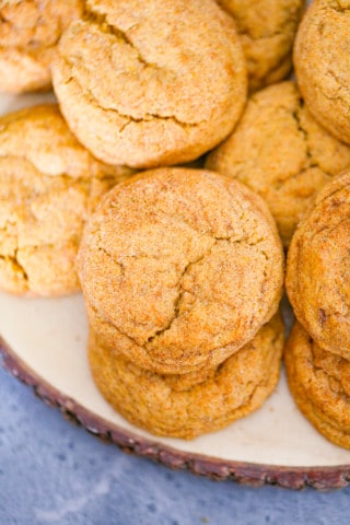 Pumpkin Snickerdoodle Cookies Recipe - The Baking ChocolaTess