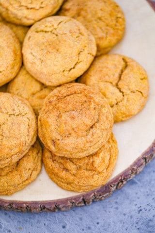 Pumpkin Snickerdoodle Cookies Recipe - The Baking ChocolaTess