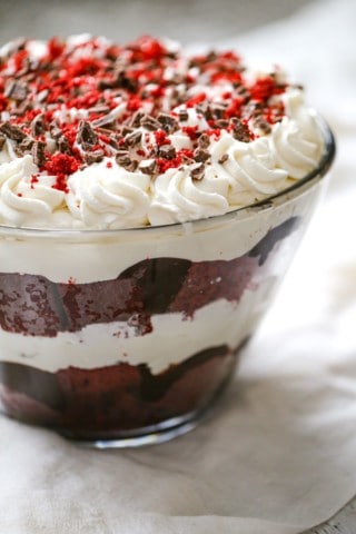 Red Velvet Cake Trifle - The Baking ChocolaTess