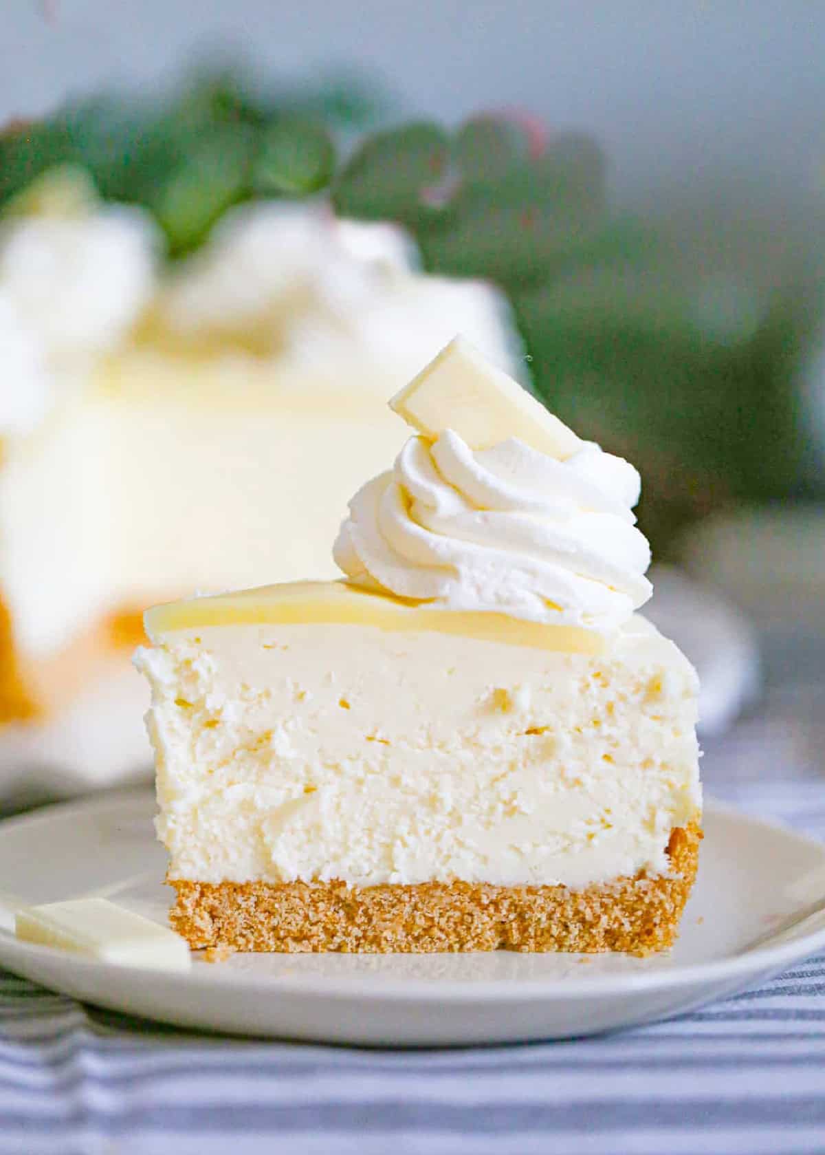 No Bake White Chocolate Cheesecake recipe