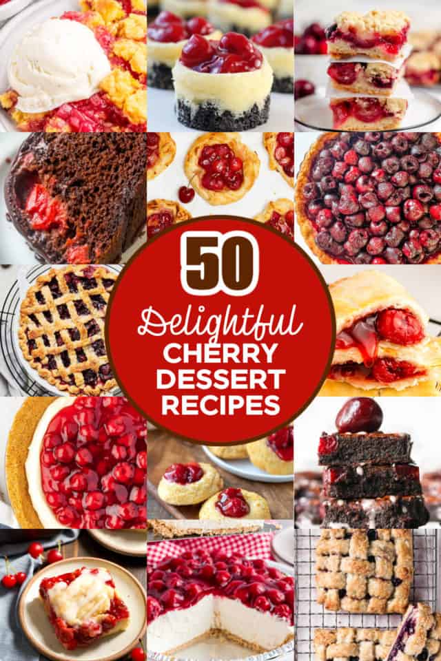 50 Delightful Cherry Desserts - The Baking ChocolaTess