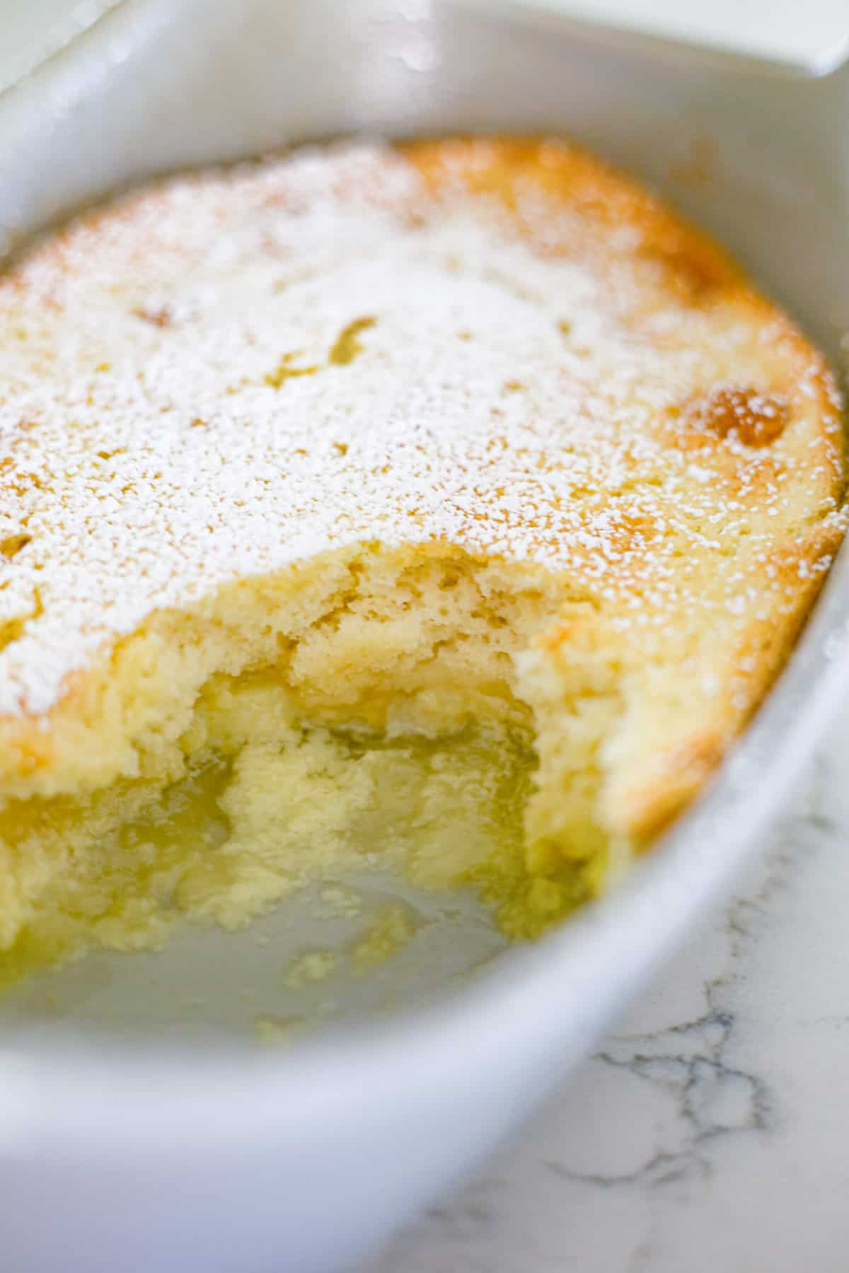 Super Fluffy Lemon Pudding Cake