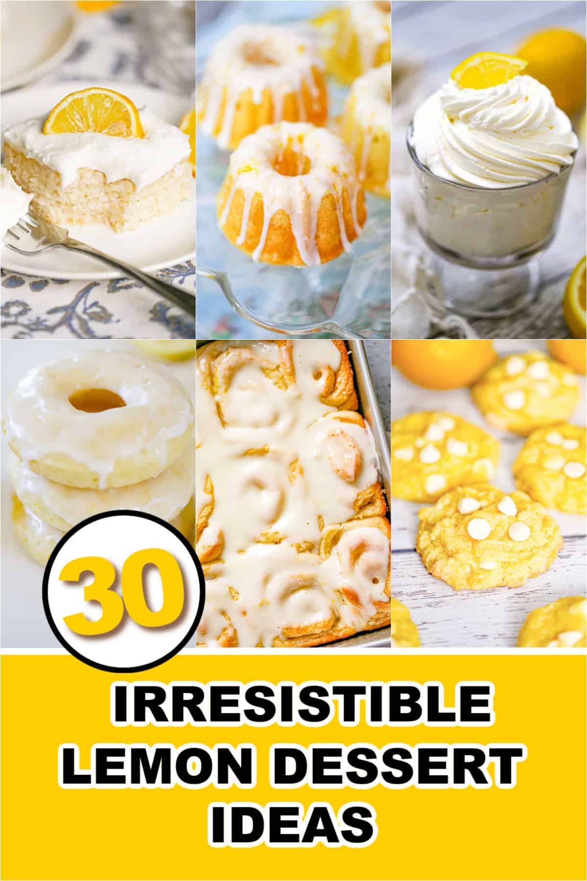 30 BEST LEMON DESSERTS