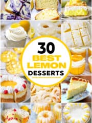 30 BEST LEMON DESSERTS