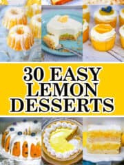 30 BEST LEMON DESSERTS