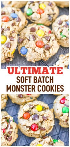 Soft Batch Monster Cookies