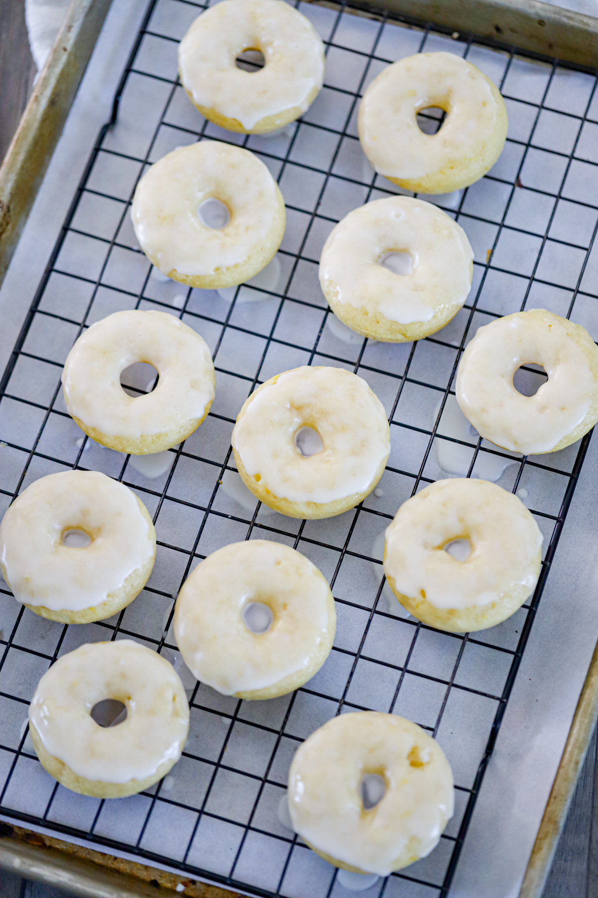 sweet treats on a baking tray