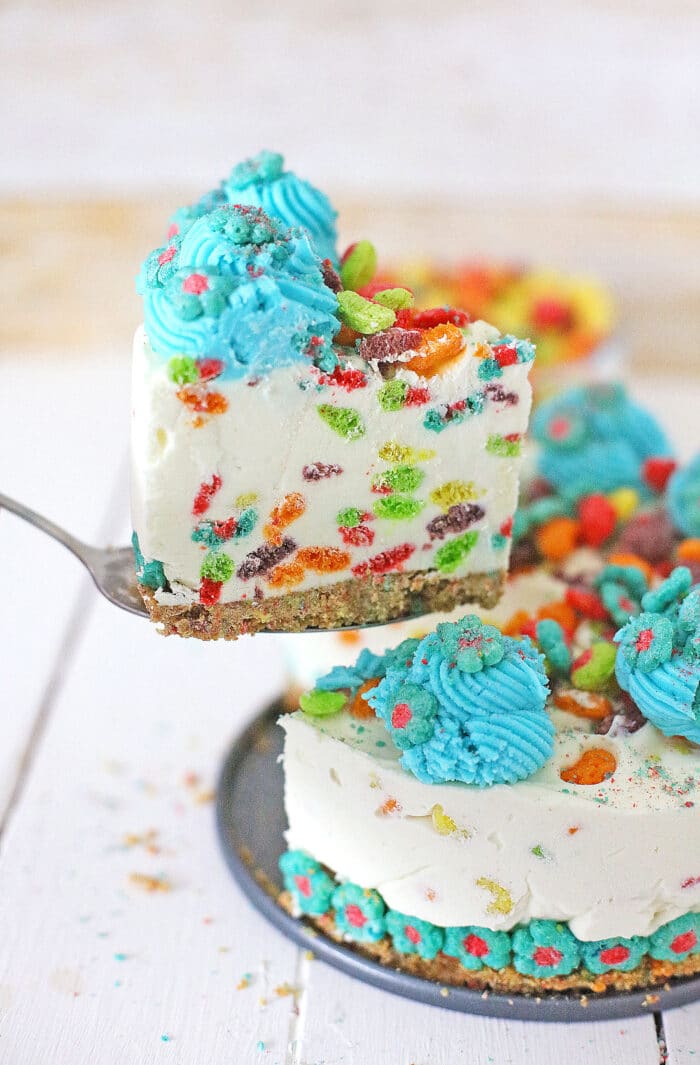 fruity pebble cheesecake