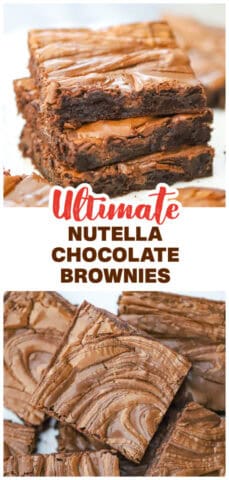 Ultimate Nutella Brownies