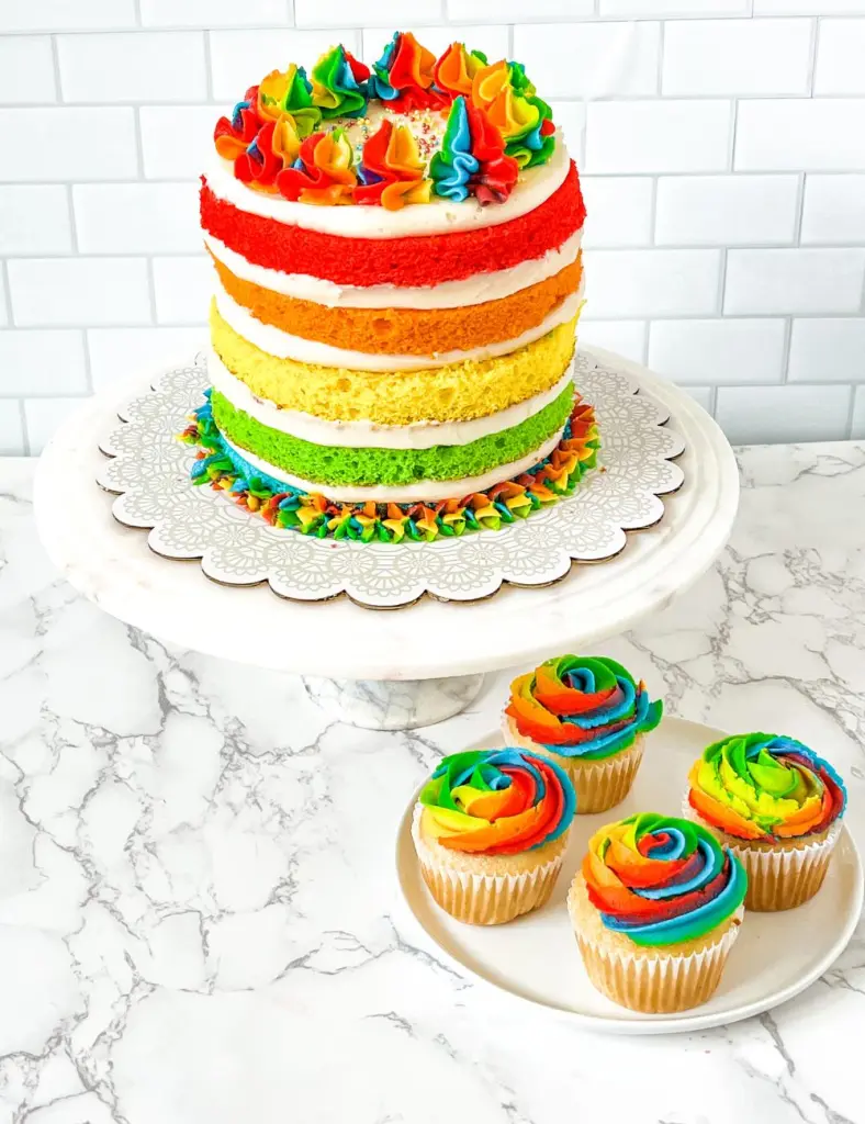 color cake layers