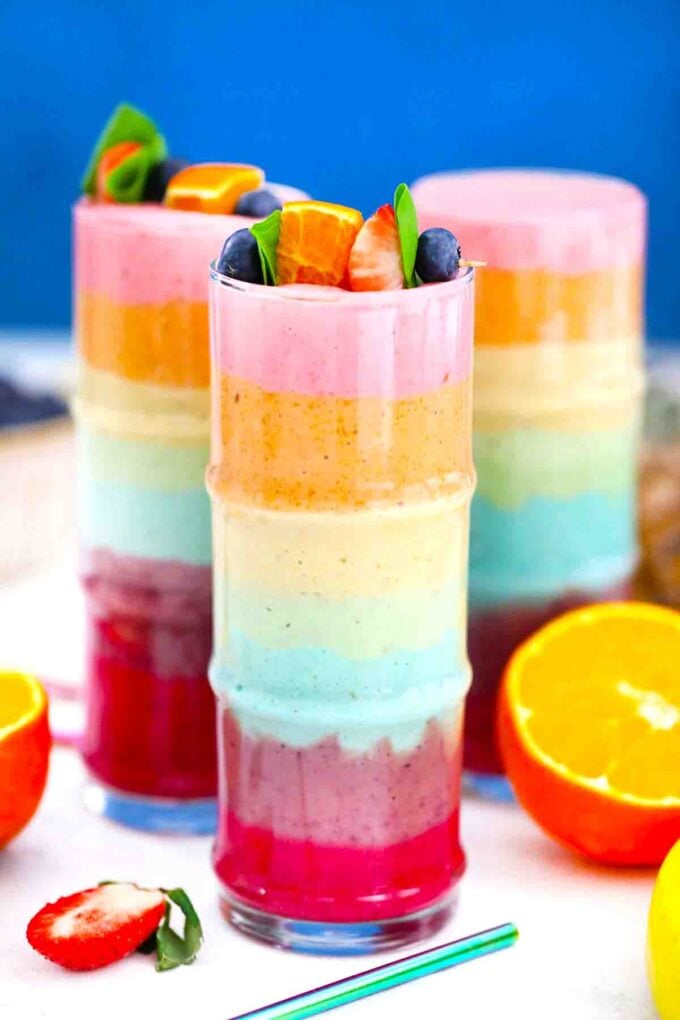 smoothie layered