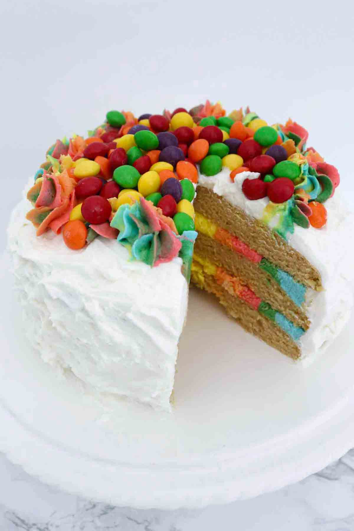 skittles cake