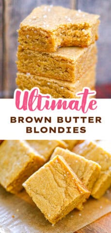 Ultimate Brown Butter Blondies